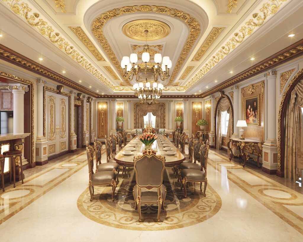 huge dining room 